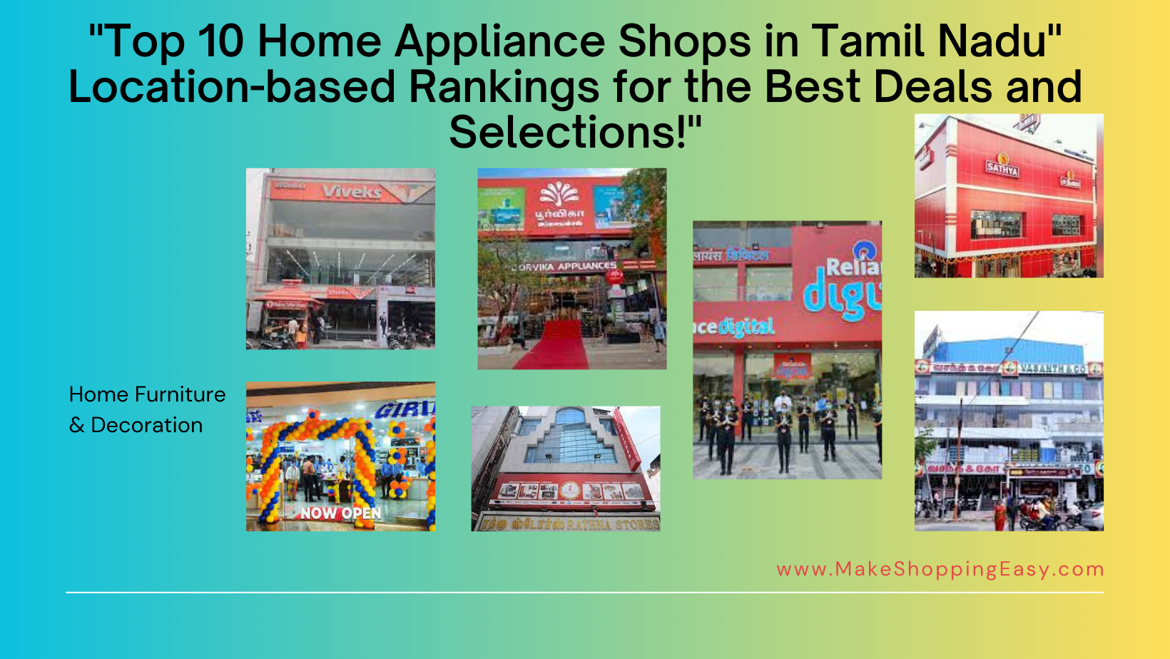 Top 10 Home Appliances Shop 