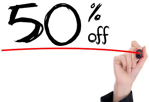 50% Off 