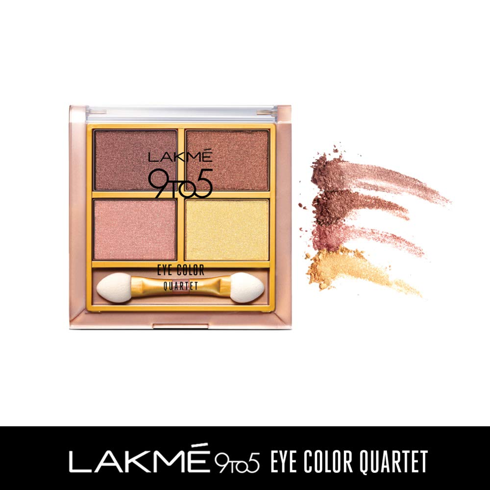 Elevate Your Eye Makeup with Lakme 9 to 5 Eye Color Quartet in Desert Rose