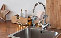 VYOOx Kitchen Sink Faucet Sponge Holder Caddy Organizer Over, Stainless ...