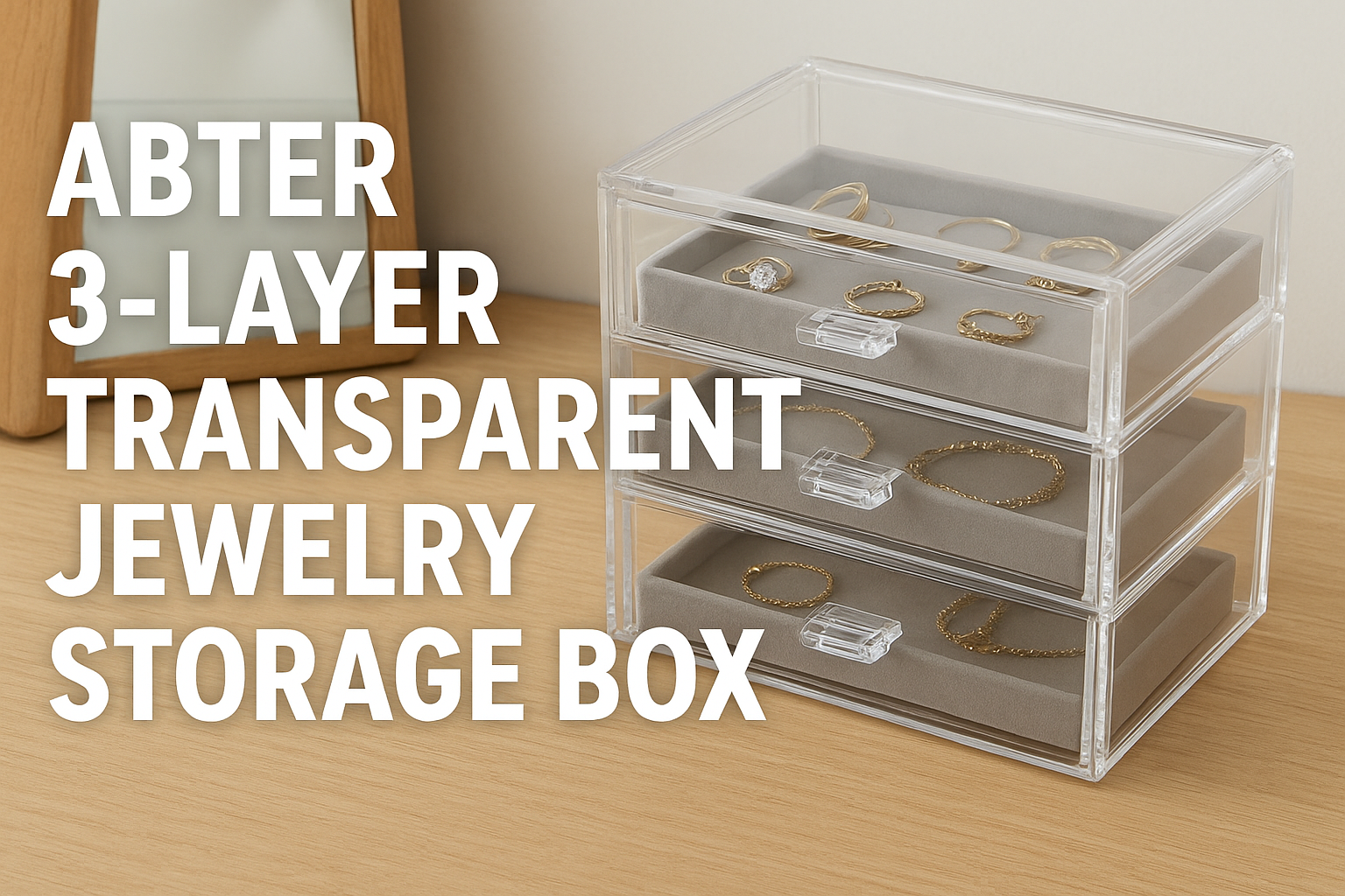 Stop Losing Your Jewelry: Why the ABTER 3-Layer Acrylic Organizer Will Change Your Life